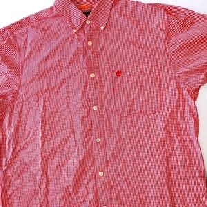 Timberland Red Check Button Shirt XL